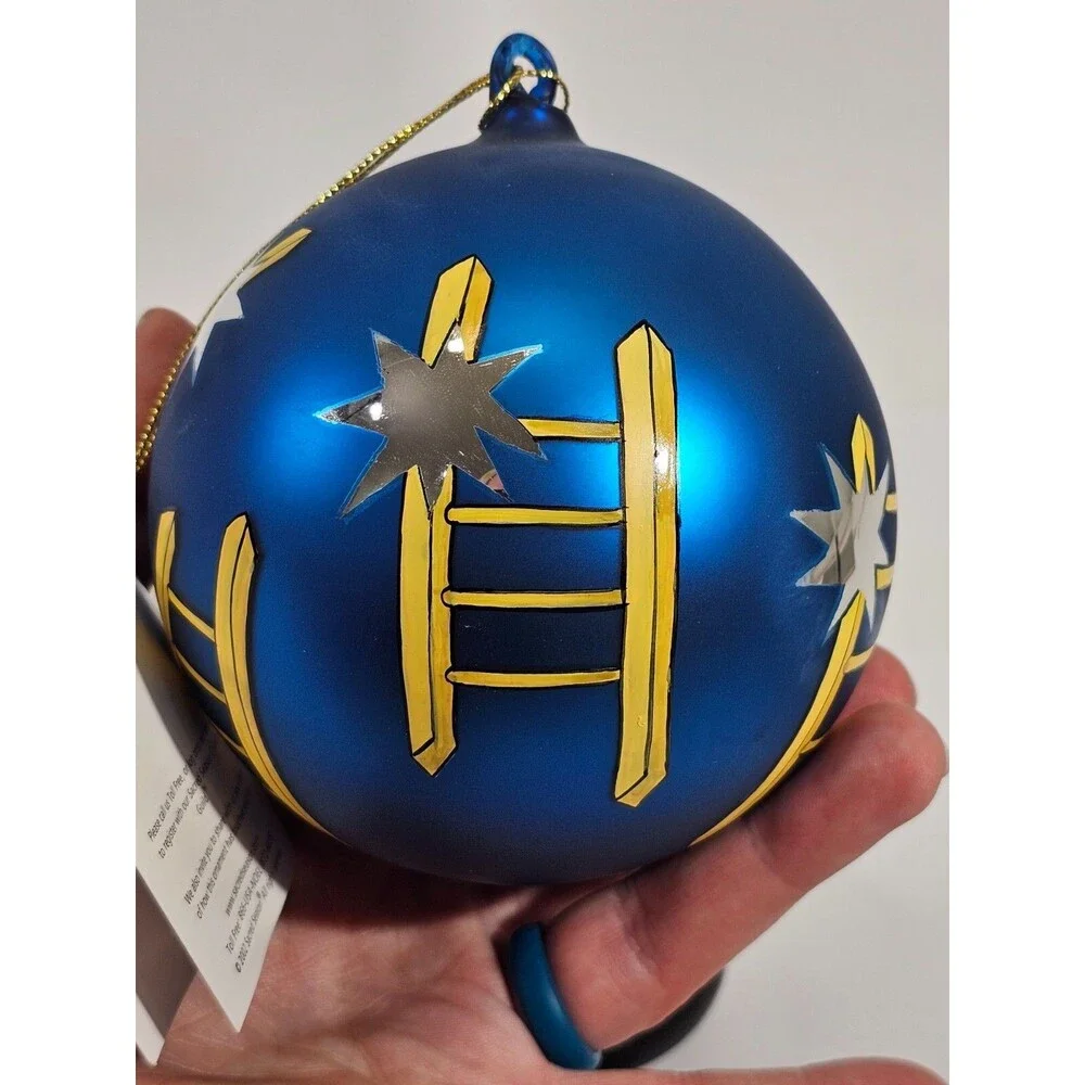 VTG 2002 Sacred Season Jacob's Ladder #32019 Blown Glass Christmas Ornament‎